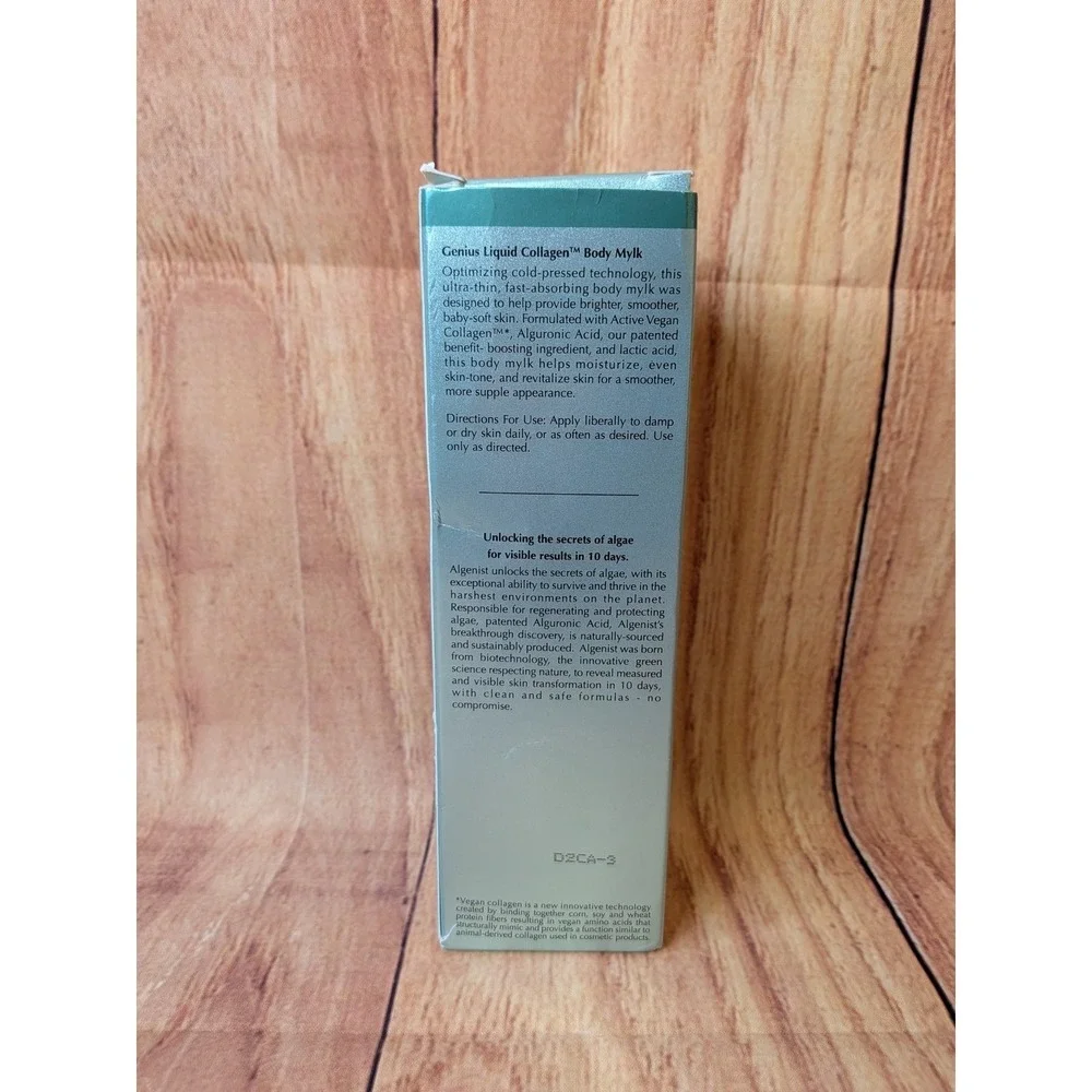 Algenist Genius Liquid Collagen Body Mylk 7.7oz Anti-Aging Vegan Alguronic Acid